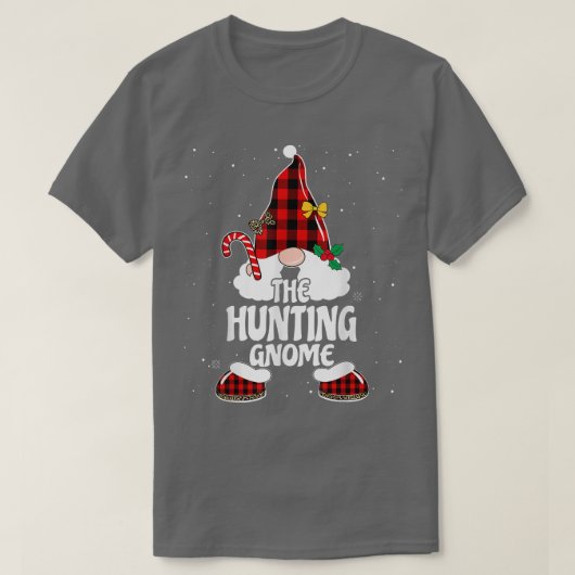 Hunting Gnome Buffalo Pset Matching Family Christu T-shirt (Design voorkant)