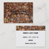 Hunting Guide Services Visitekaartje (Voorkant / Achterkant)