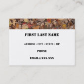 Hunting Guide Services Visitekaartje (Achterkant)