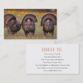 Hunting Guide tweeslachtig Visitekaartje (Voorkant / Achterkant)