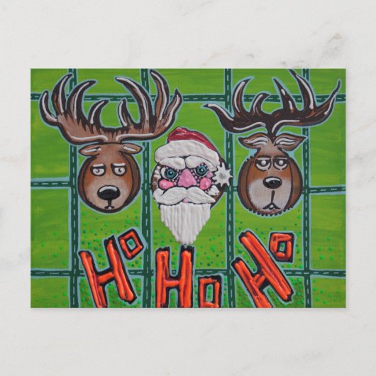 Hunting Ho Ho Ho Briefkaarten (Voorkant)
