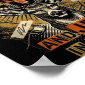 Hunting In My Veins Jesus In Heart Christian Deer Poster (Hoek)