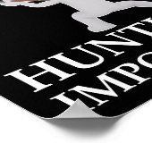 Hunting is een belangrijk schimmeltje voor de Post Poster (Hoek)