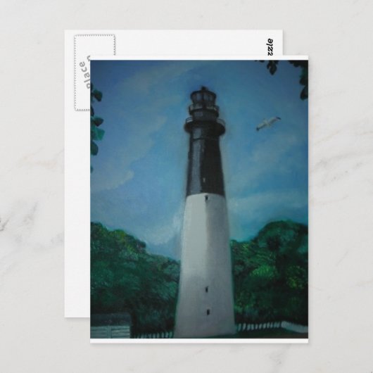 Hunting Island Lighthouse Briefkaart (Voorkant / Achterkant)