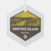 Hunting Island State Park Glas Ornament (Voorkant)