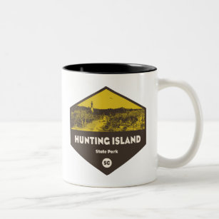 Hunting Island State Park Tweekleurige Koffiemok