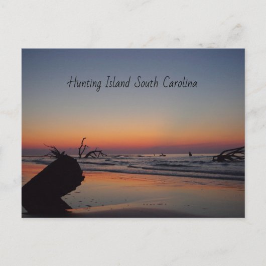 Hunting Island Zonsopgang Briefkaart (Voorkant)