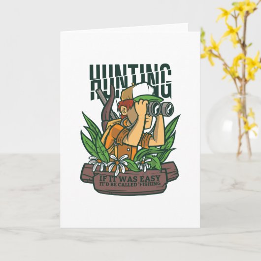 Hunting Kaart (Gele Bloem)