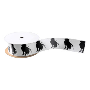 Hunting Labrador Retriever Silhouette Love Dogs Satijnen Lint