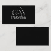 Hunting Lover | Het leven is vol belangrijke keuze Visitekaartje (Voorkant / Achterkant)