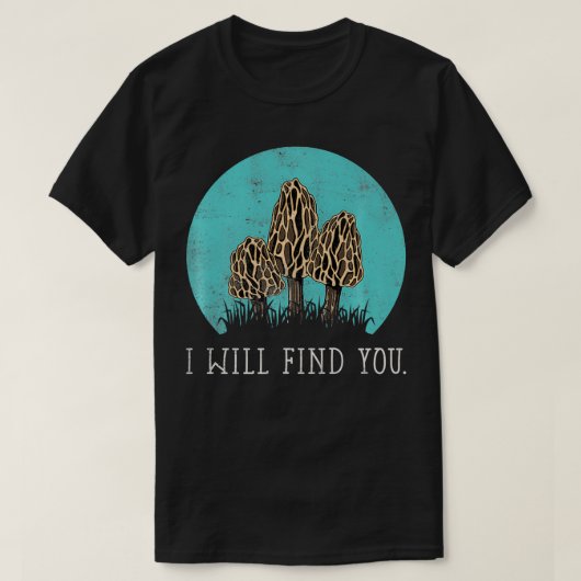 Hunting Morel Mushroom Premium T-shirt (Design voorkant)