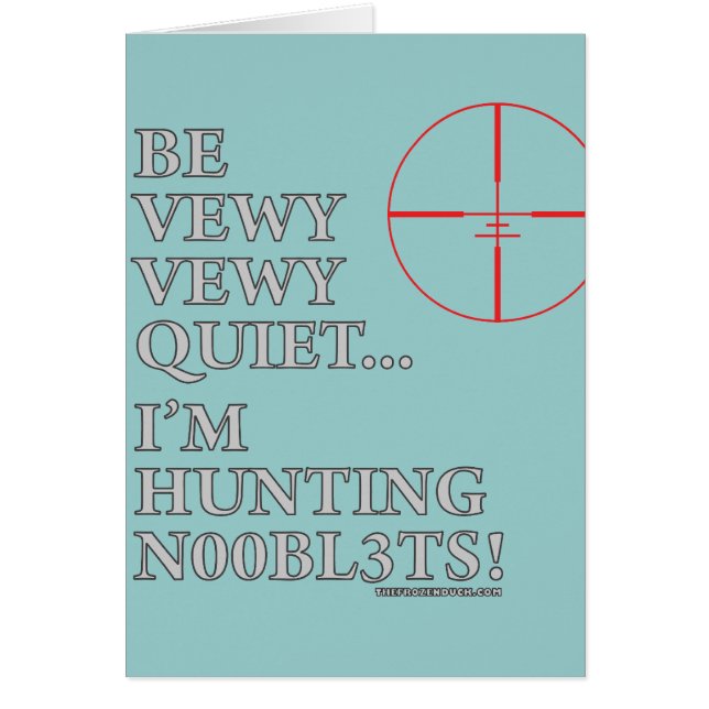 Hunting n00bl3ts (Voorkant)
