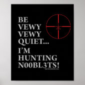Hunting n00bl3ts poster (Voorkant)