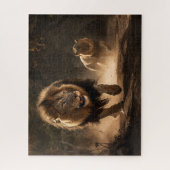 Hunting Partners Lion en Lioness Jigzaag Puzzle Legpuzzel (Verticaal)