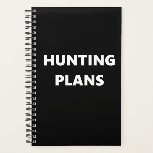 Hunting Planner Sports Theme Hunting Plans (Voorkant)