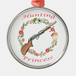 Hunting Princess Metalen Ornament