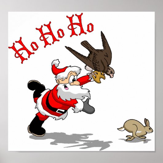 Hunting Santa Poster (Voorkant)