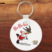 Hunting Santa Sleutelhanger (Voorkant)