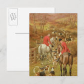 Hunting Scene, 1906 Briefkaart (Voorkant / Achterkant)
