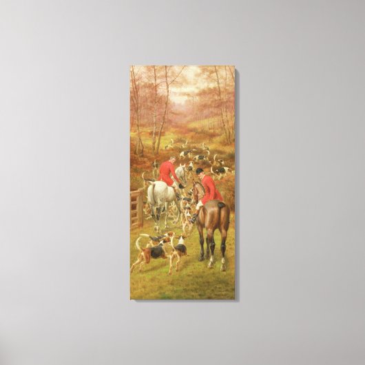 Hunting Scene, 1906 Canvas Afdruk (Voorkant)