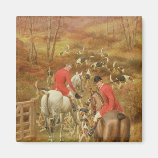 Hunting Scene, 1906 Magneet (Voorkant)