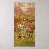 Hunting Scene, 1906 Poster (Voorkant)