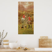 Hunting Scene, 1906 Poster (Keuken)