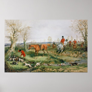 Hunting Scene 2 Poster