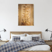 Hunting scène, houtpaneling uit het eten canvas afdruk (Insitu (Slaapkamer))