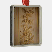 Hunting scène, houtpaneling uit het eten metalen ornament (Rechts)