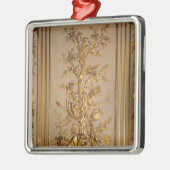 Hunting scène, houtpaneling uit het eten metalen ornament (Links)