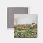Hunting Scene Magneet (Voorkant / Achterkant)