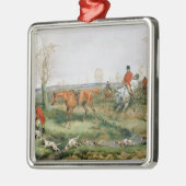 Hunting Scene Metalen Ornament (Links)