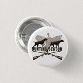 Hunting Season Ronde Button 3,2 Cm (Voorkant /achterkant)