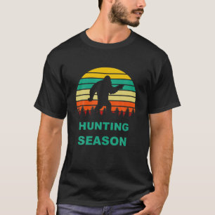 Hunting Season Sasquatch Yeti Big Foot Bigfoot T-shirt