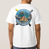 Hunting Shipwrecks T-shirt (Achterkant)