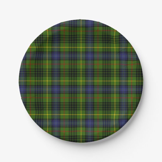 Hunting Stewart Tartan Papieren Bordje (Voorkant)