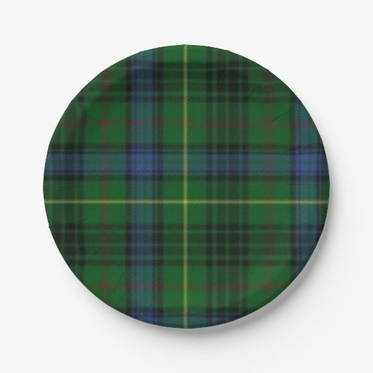 Hunting Stuart Scottish Tartan Papieren Bordje (Voorkant)