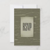 Hunting Theme RSVP met Menu (Achterkant)