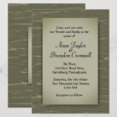 Hunting Theme Wedding Invitation Kaart (Voorkant / Achterkant)