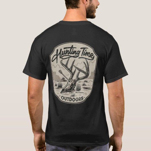 Hunting Time Outdoors T-shirt (Achterkant)