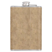 Hunting Vissen Antlers Bass Monogram Initiaal Heupfles (Achterkant)