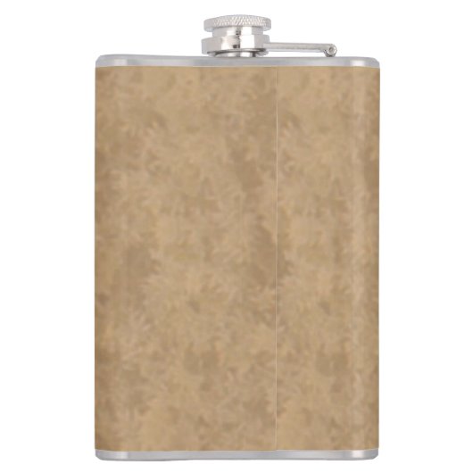 Hunting Vissen Antlers Bass Monogram Initiaal Heupfles (Achterkant)