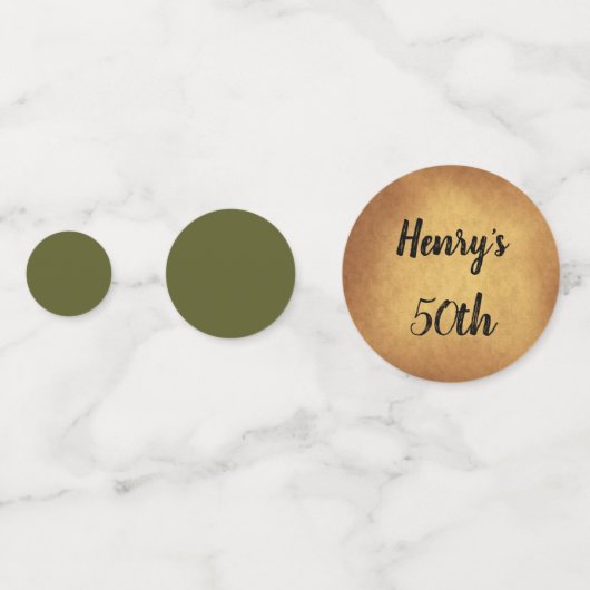 Hunting Vist Birthday Confetti (Achterkanten)