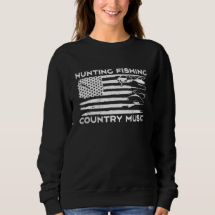 Hunting Vist Country Music Bow Rifle Rod Deer O Trui
