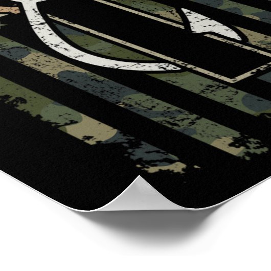 Hunting Vist Faith - Christelijke Hunter Fisherman Poster (Hoek)