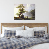 Hunting Waterfowl, 1828 Canvas Afdruk (Insitu (Slaapkamer))