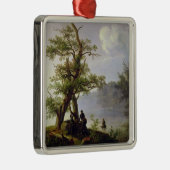 Hunting Waterfowl, 1828 Metalen Ornament (Rechts)