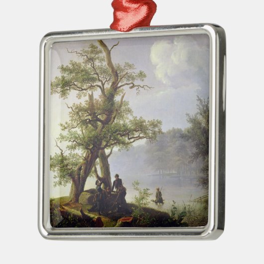 Hunting Waterfowl, 1828 Metalen Ornament (Links)