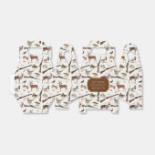 Hunting Wildlife Outdoorsman Pattern Bedankdoosjes (Uitgevouwen)
